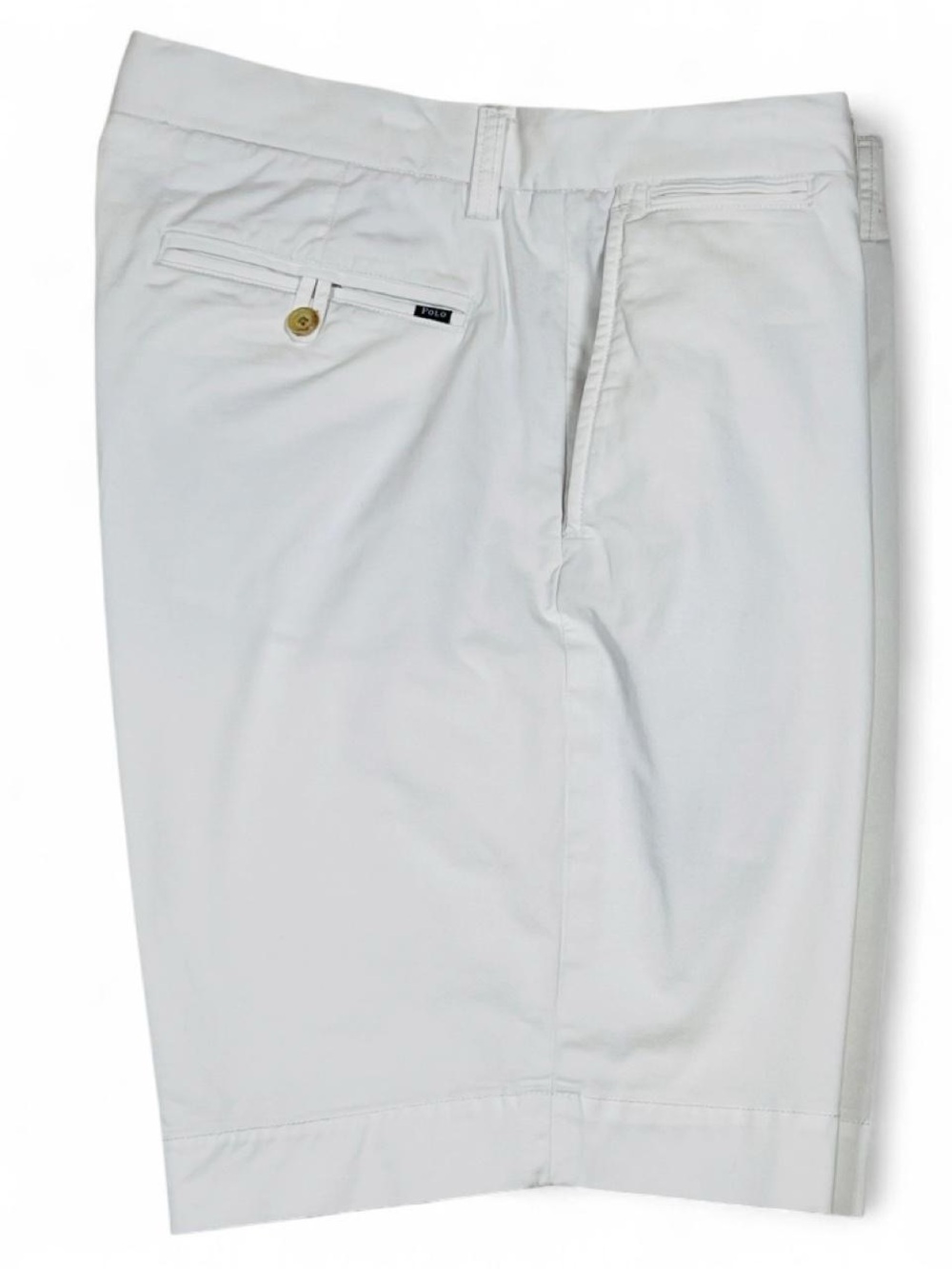 MINT! Polo Ralph Lauren Stretch Classic Fit White Flat Front Shorts Men’s W32 L9